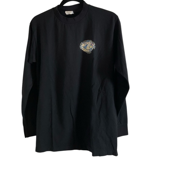 Sun Active 100% cotton size medium Black Long Sleeve Shirt size medium - Picture 1 of 5
